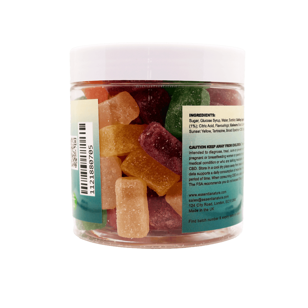 MIXED CUBES | 3000mg CBD | 50mg Per Gummy – Essentia Natura