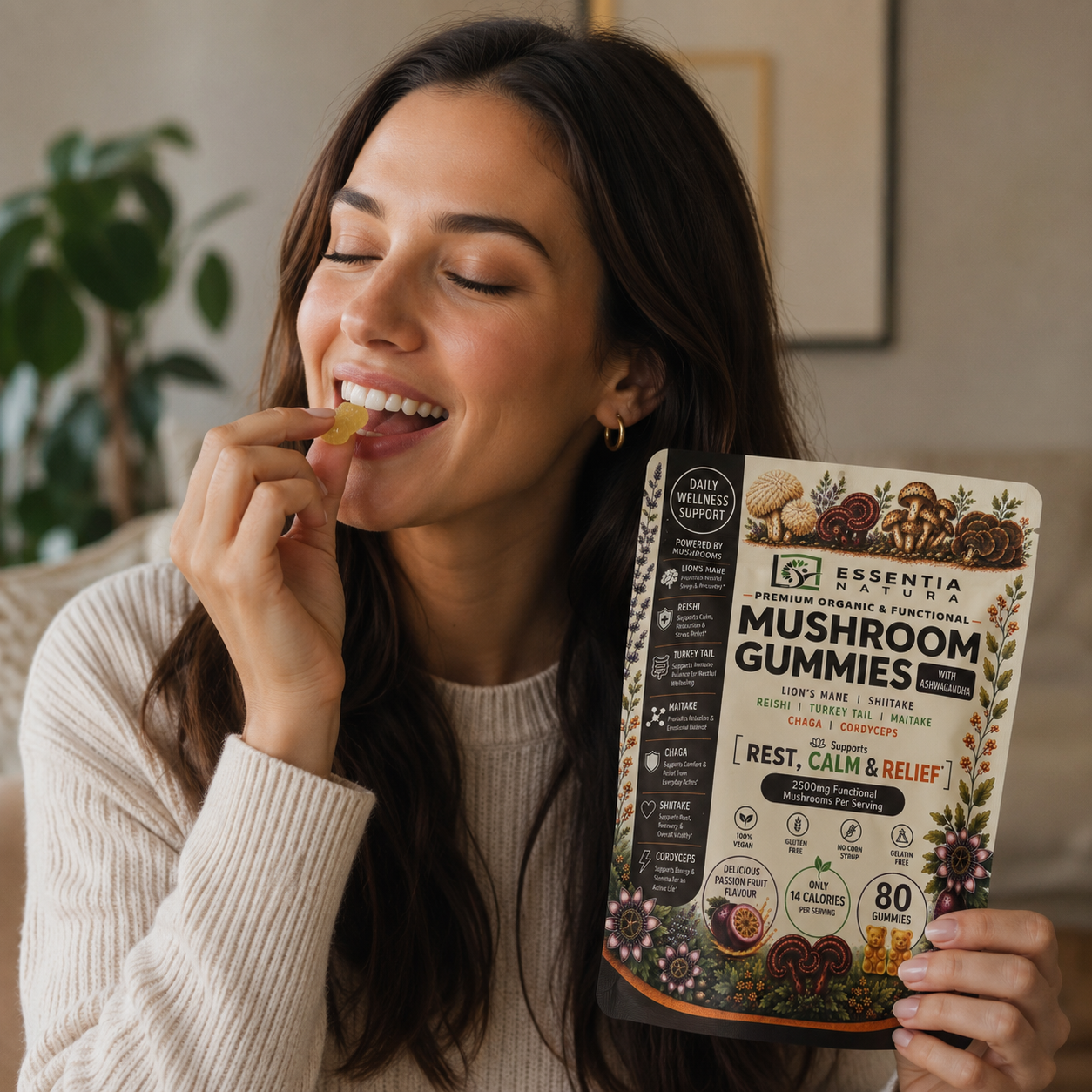 Meet Our New Mushroom Gummies: Rest, Calm & Pain Relief in One Daily Gummy