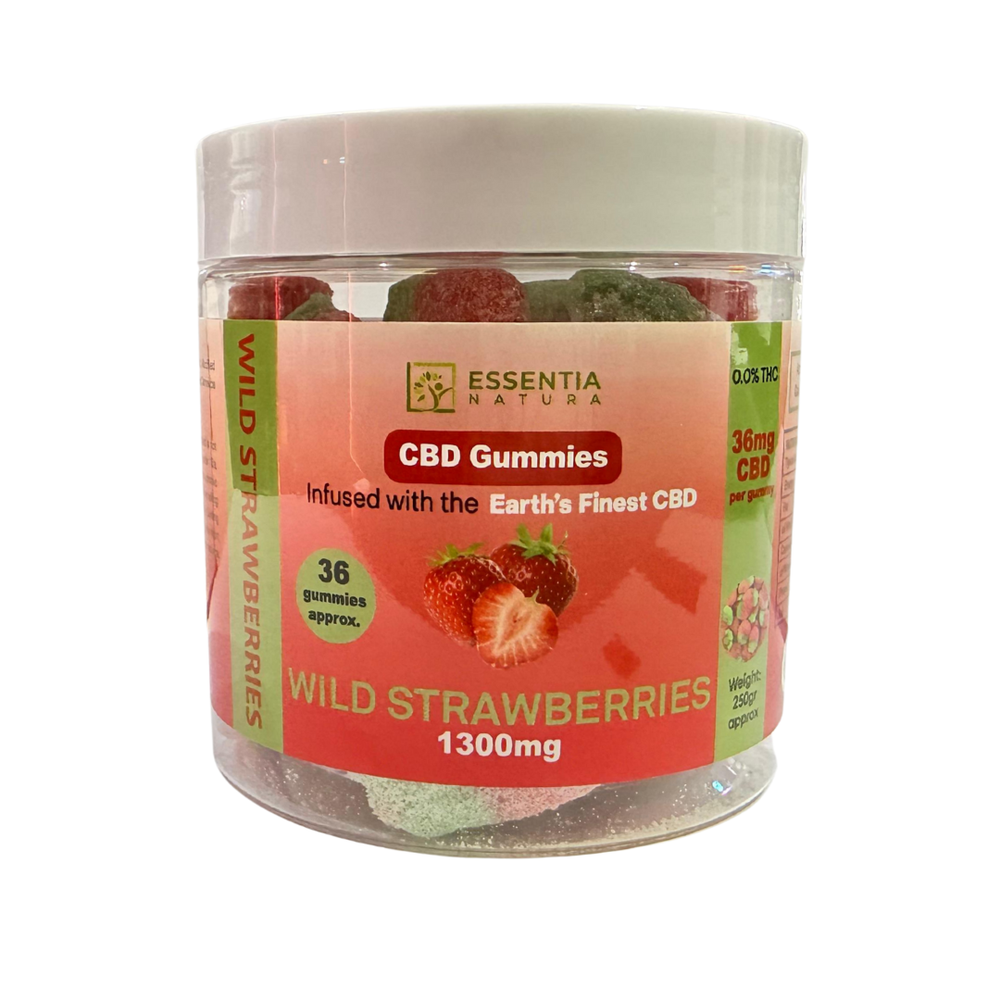 
                  
                    STRAWBERRY | 1300mg CBD | 36mg Per Gummy
                  
                