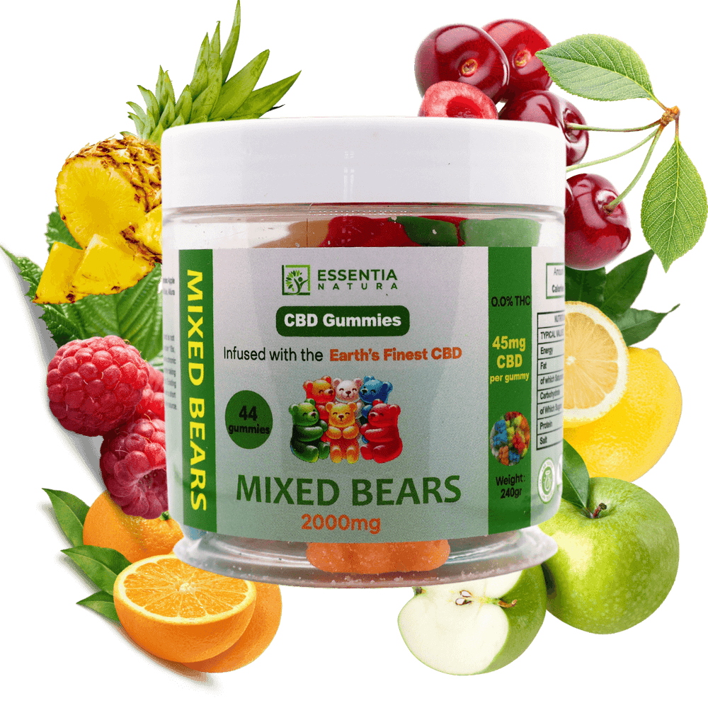 🎁 MIXED BEARS | 2000mg CBD | 45mg Per Gummy (100% off)